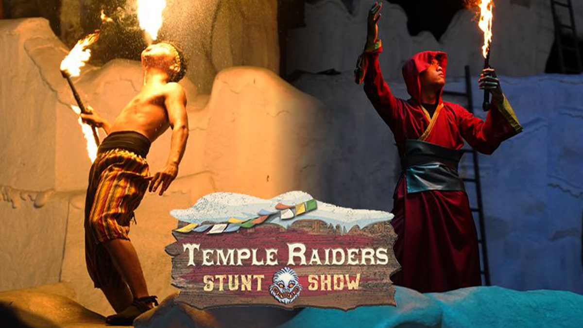 Temple Raider Stunt Show